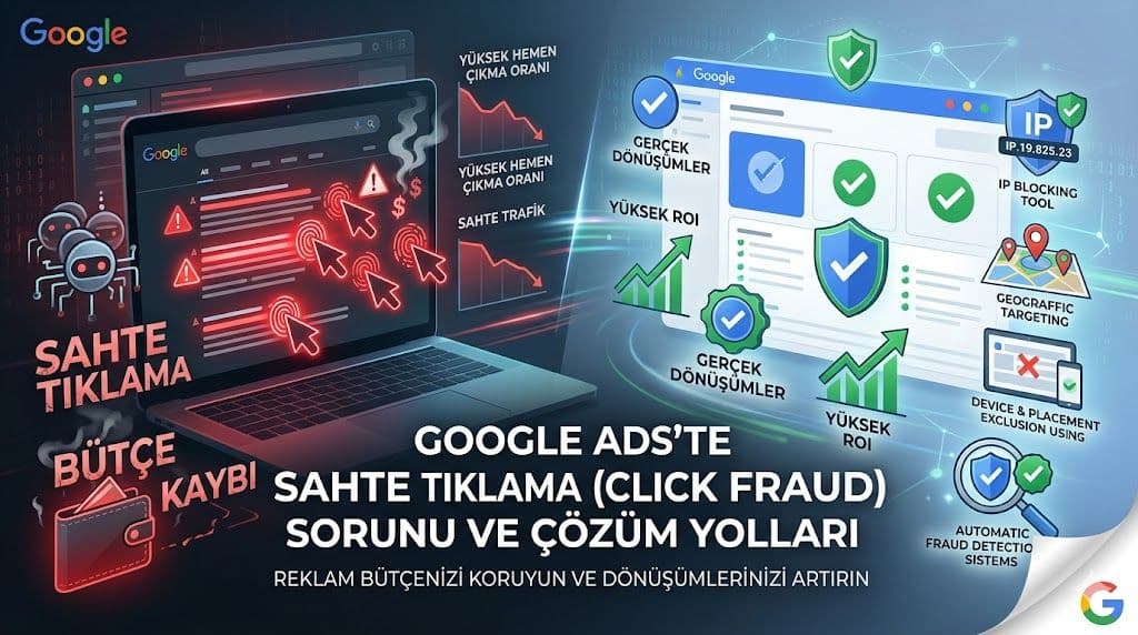 Google Ads'te Sahte Tıklama (Click Fraud) Sorunu ve Çözüm Yolları
