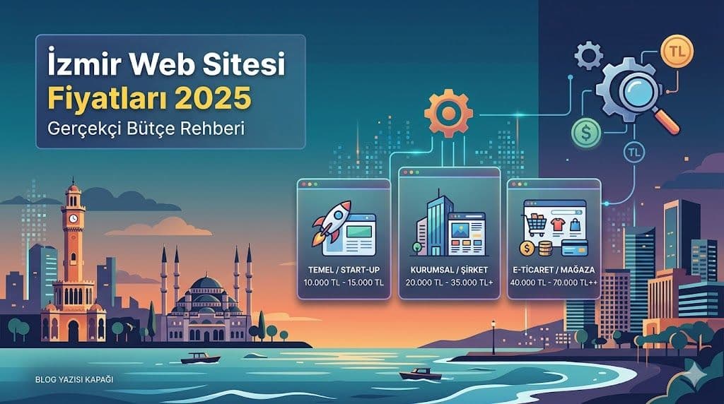 İzmir Web Sitesi Fiyatları 2026: Gerçekçi Bütçe Rehberi
