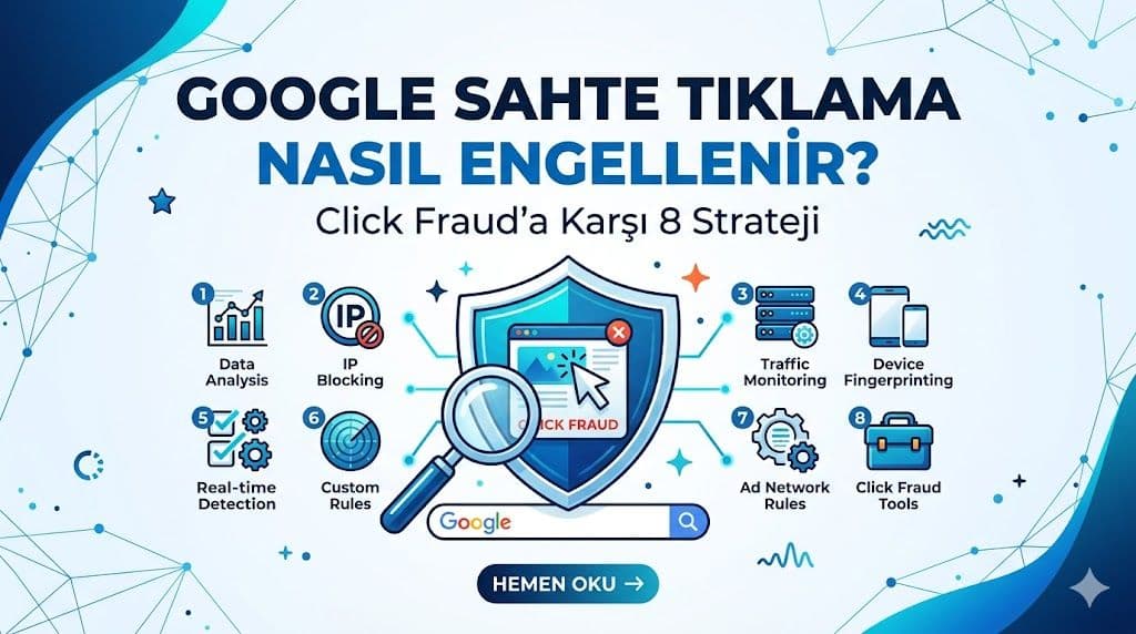 Google Sahte Tıklama Nasıl Engellenir? Click Fraud'a Karşı 8 Strateji