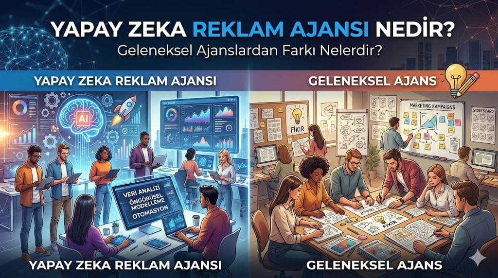 Yapay Zeka Reklam Ajansı Nedir? Geleneksel Ajanslardan Farkı